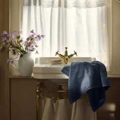 Towels>Piglet in Bed Organic Cotton Towels Blueberry