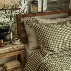 Gingham Bedding|Linen Bedding><noscript><img width=