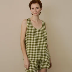 Linen Pajamas|Gingham Pajamas><noscript><img width=