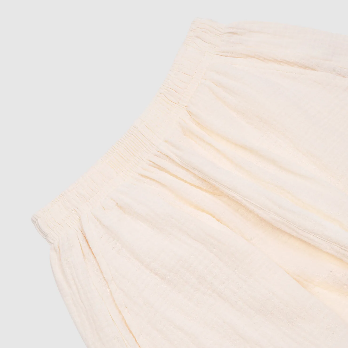 Pajama Sets>Piglet in Bed Cotton Gauze Women's Pajama Shorts Set Butterbean