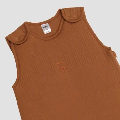 Toys|Baby>Piglet in Bed Kids Cotton Gauze Sleeping Bag Chestnut