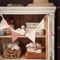 Toys>Piglet in Bed Cotton Gauze Bunting