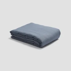 Linen Bedding|Duvet Covers>Piglet in Bed 100% Linen Duvet Cover Dusk Blue