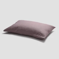Pillowcases|Linen Bedding>Piglet in Bed 100% Linen Pillowcases (Pair) Elderberry