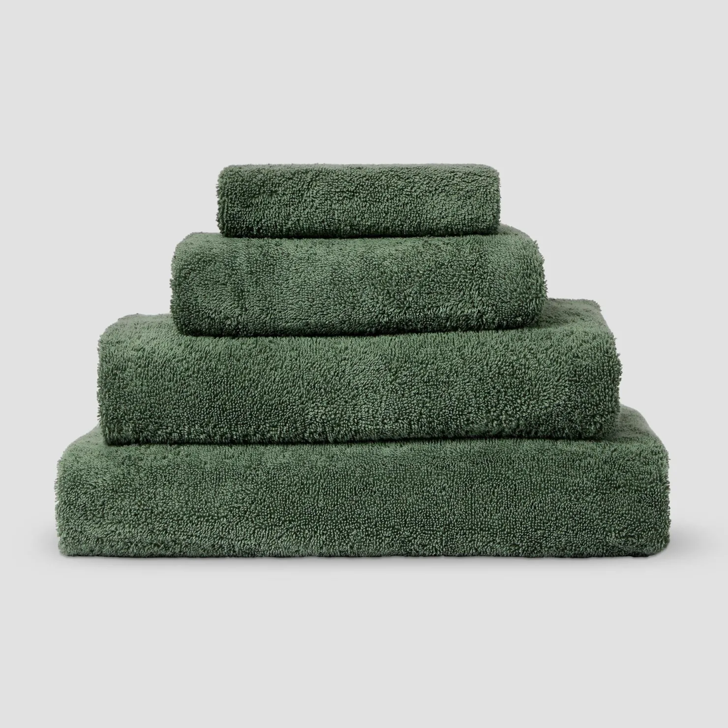 Towels>Piglet in Bed Organic Cotton Towel Bundle Elm Green