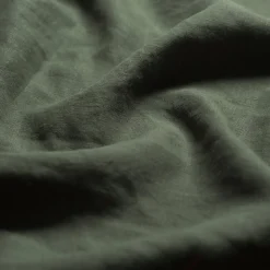 Linen Bedding|Fitted Sheets>Piglet in Bed 100% Linen Fitted Sheet Fern Green