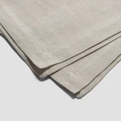 Table Linens>Piglet in Bed 100% Linen Tablecloth Oatmeal