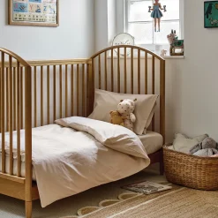 Kids Bedding|Bedding>Piglet in Bed Kids Cotton Bedding Set Parchment