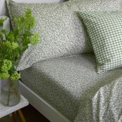 Pillowcases>Piglet in Bed Cotton Pillowcases (Pair) Pear Meadow Floral