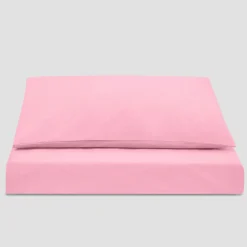 Kids Bedding|Bedding>Piglet in Bed Kids Linen Blend Bedding Set Pink Bloom