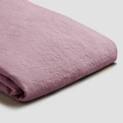 Linen Bedding|Duvet Covers>Piglet in Bed Linen Blend Duvet Cover Raspberry