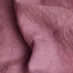 Linen Bedding|Duvet Covers>Piglet in Bed Linen Blend Duvet Cover Raspberry