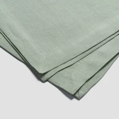 Table Linens>Piglet in Bed Linen Table Runner Sage Green