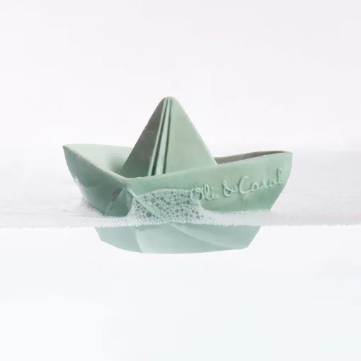 Toys>Piglet in Bed Seafoam Bath Boat Seafoam Boat