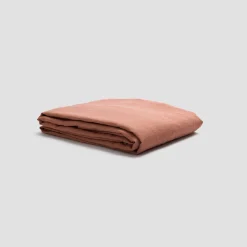 Linen Bedding|Duvet Covers>Piglet in Bed 100% Linen Duvet Cover Warm Clay