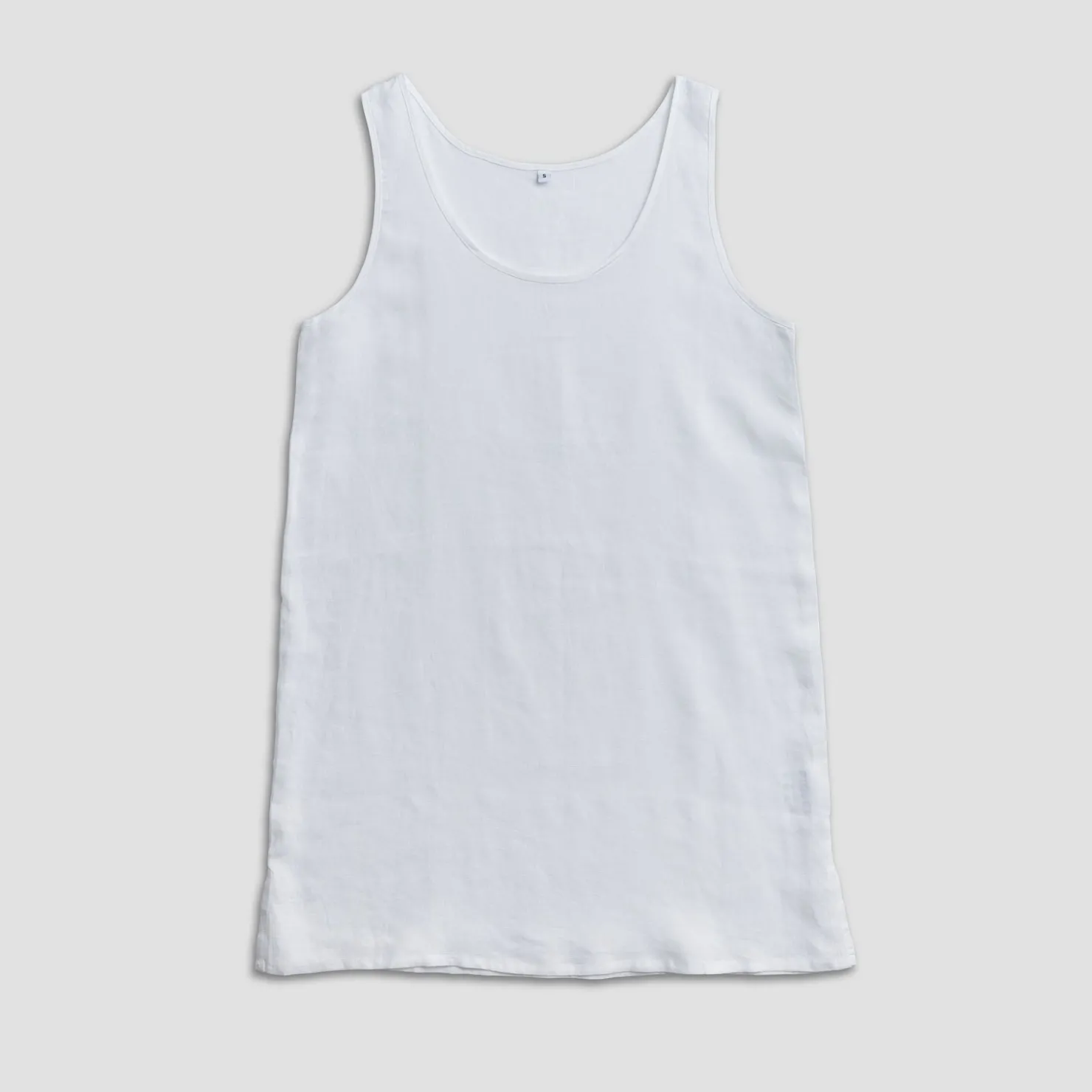 Night Dresses|Linen Pajamas>Piglet in Bed Night Dress White